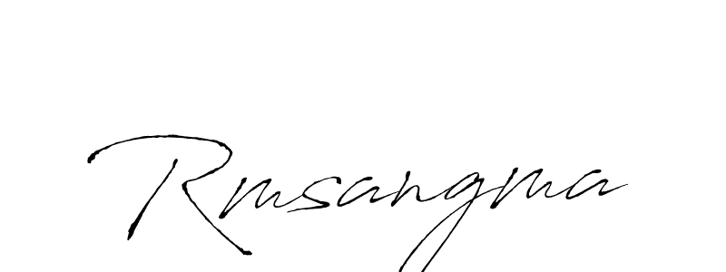 Antro_Vectra is a professional signature style that is perfect for those who want to add a touch of class to their signature. It is also a great choice for those who want to make their signature more unique. Get Rmsangma name to fancy signature for free. Rmsangma signature style 6 images and pictures png