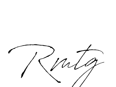 How to make Rmtg signature? Antro_Vectra is a professional autograph style. Create handwritten signature for Rmtg name. Rmtg signature style 6 images and pictures png