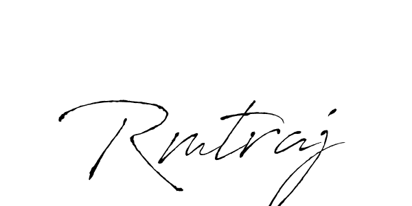 How to make Rmtraj name signature. Use Antro_Vectra style for creating short signs online. This is the latest handwritten sign. Rmtraj signature style 6 images and pictures png