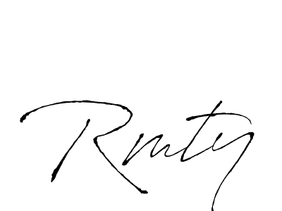 Also You can easily find your signature by using the search form. We will create Rmty name handwritten signature images for you free of cost using Antro_Vectra sign style. Rmty signature style 6 images and pictures png