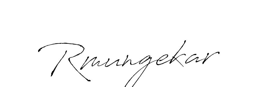 Create a beautiful signature design for name Rmungekar. With this signature (Antro_Vectra) fonts, you can make a handwritten signature for free. Rmungekar signature style 6 images and pictures png