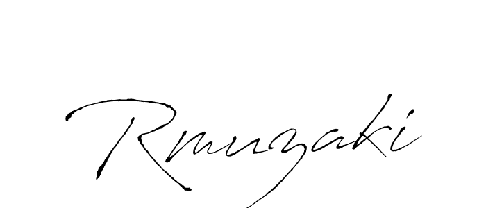 Design your own signature with our free online signature maker. With this signature software, you can create a handwritten (Antro_Vectra) signature for name Rmuzaki. Rmuzaki signature style 6 images and pictures png