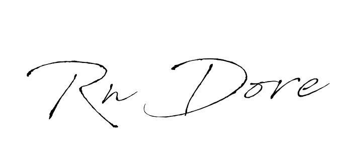 Also we have Rn Dore name is the best signature style. Create professional handwritten signature collection using Antro_Vectra autograph style. Rn Dore signature style 6 images and pictures png