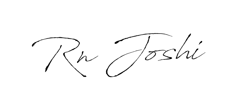 Rn Joshi stylish signature style. Best Handwritten Sign (Antro_Vectra) for my name. Handwritten Signature Collection Ideas for my name Rn Joshi. Rn Joshi signature style 6 images and pictures png