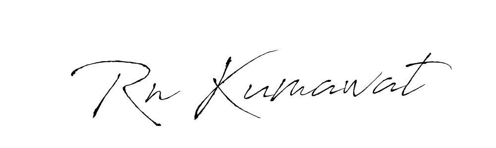You should practise on your own different ways (Antro_Vectra) to write your name (Rn Kumawat) in signature. don't let someone else do it for you. Rn Kumawat signature style 6 images and pictures png
