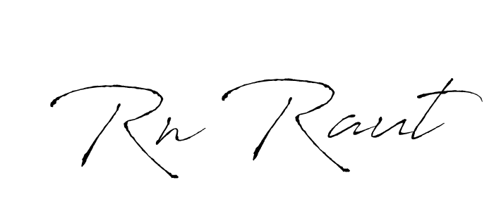 Use a signature maker to create a handwritten signature online. With this signature software, you can design (Antro_Vectra) your own signature for name Rn Raut. Rn Raut signature style 6 images and pictures png