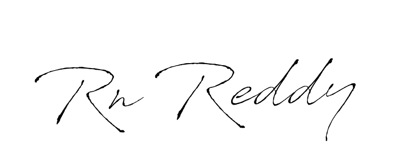 Rn Reddy stylish signature style. Best Handwritten Sign (Antro_Vectra) for my name. Handwritten Signature Collection Ideas for my name Rn Reddy. Rn Reddy signature style 6 images and pictures png