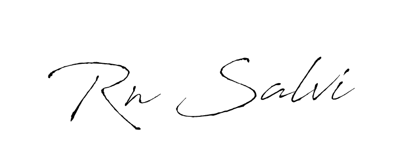 How to Draw Rn Salvi signature style? Antro_Vectra is a latest design signature styles for name Rn Salvi. Rn Salvi signature style 6 images and pictures png