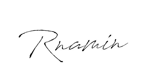 Rnamin stylish signature style. Best Handwritten Sign (Antro_Vectra) for my name. Handwritten Signature Collection Ideas for my name Rnamin. Rnamin signature style 6 images and pictures png