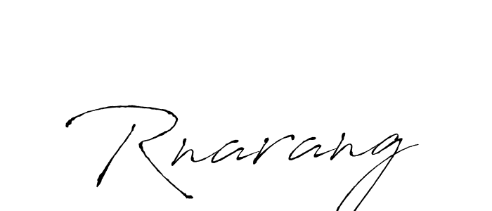 Use a signature maker to create a handwritten signature online. With this signature software, you can design (Antro_Vectra) your own signature for name Rnarang. Rnarang signature style 6 images and pictures png