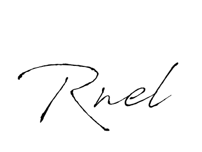 The best way (Antro_Vectra) to make a short signature is to pick only two or three words in your name. The name Rnel include a total of six letters. For converting this name. Rnel signature style 6 images and pictures png