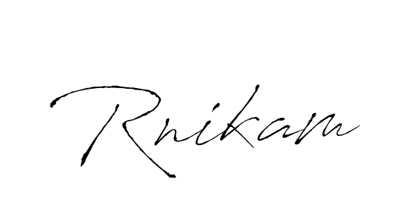 Once you've used our free online signature maker to create your best signature Antro_Vectra style, it's time to enjoy all of the benefits that Rnikam name signing documents. Rnikam signature style 6 images and pictures png