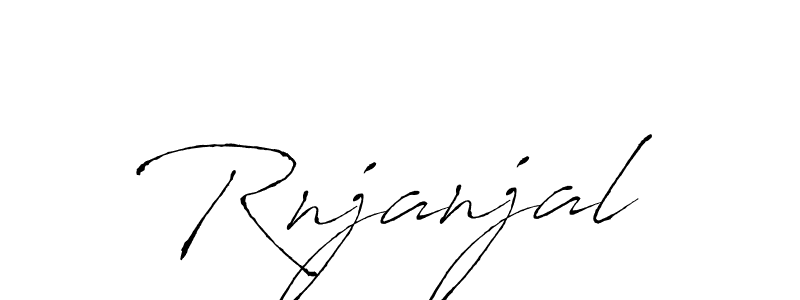 How to make Rnjanjal name signature. Use Antro_Vectra style for creating short signs online. This is the latest handwritten sign. Rnjanjal signature style 6 images and pictures png