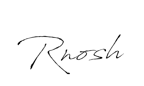 How to make Rnosh name signature. Use Antro_Vectra style for creating short signs online. This is the latest handwritten sign. Rnosh signature style 6 images and pictures png