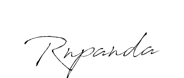Create a beautiful signature design for name Rnpanda. With this signature (Antro_Vectra) fonts, you can make a handwritten signature for free. Rnpanda signature style 6 images and pictures png