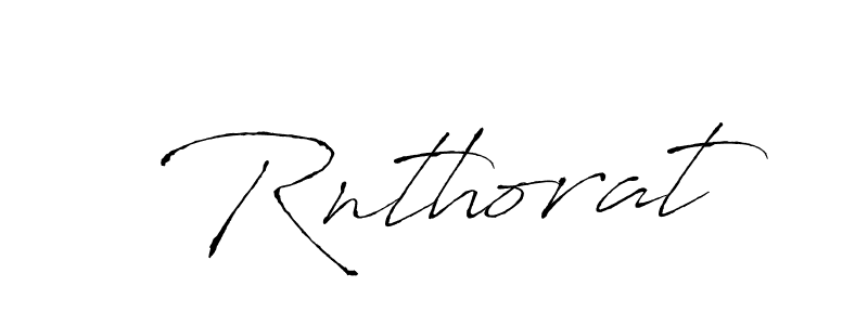 Design your own signature with our free online signature maker. With this signature software, you can create a handwritten (Antro_Vectra) signature for name Rnthorat. Rnthorat signature style 6 images and pictures png