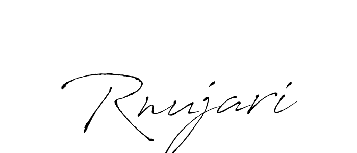 Antro_Vectra is a professional signature style that is perfect for those who want to add a touch of class to their signature. It is also a great choice for those who want to make their signature more unique. Get Rnujari name to fancy signature for free. Rnujari signature style 6 images and pictures png