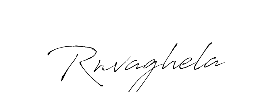 Make a beautiful signature design for name Rnvaghela. With this signature (Antro_Vectra) style, you can create a handwritten signature for free. Rnvaghela signature style 6 images and pictures png