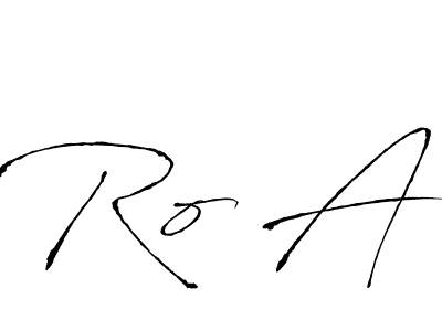 Also You can easily find your signature by using the search form. We will create Ro A name handwritten signature images for you free of cost using Antro_Vectra sign style. Ro A signature style 6 images and pictures png