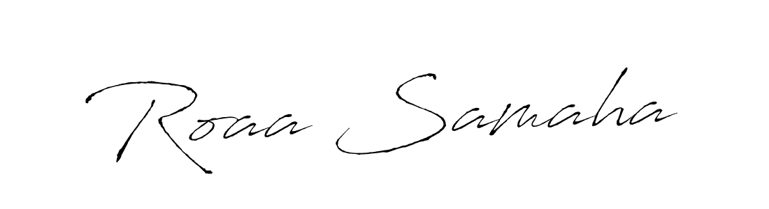 Make a beautiful signature design for name Roaa Samaha. Use this online signature maker to create a handwritten signature for free. Roaa Samaha signature style 6 images and pictures png