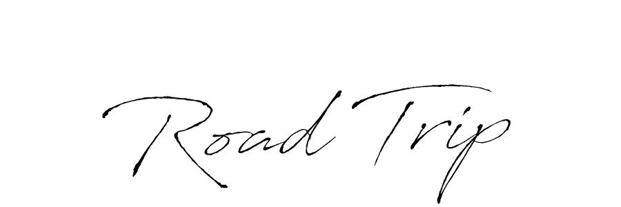 You should practise on your own different ways (Antro_Vectra) to write your name (Road Trip) in signature. don't let someone else do it for you. Road Trip signature style 6 images and pictures png