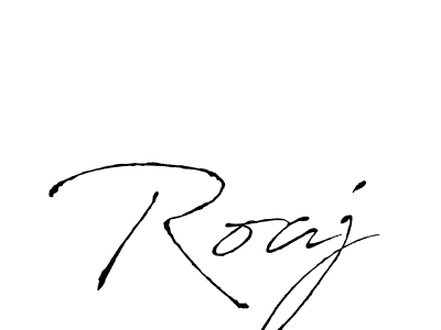 How to make Roaj name signature. Use Antro_Vectra style for creating short signs online. This is the latest handwritten sign. Roaj signature style 6 images and pictures png