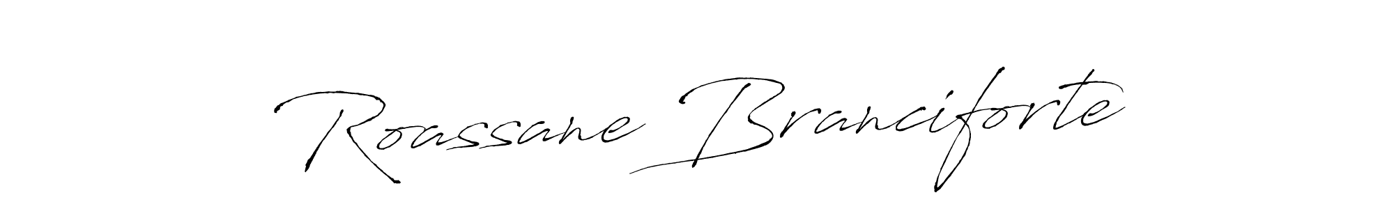 You can use this online signature creator to create a handwritten signature for the name Roassane Branciforte. This is the best online autograph maker. Roassane Branciforte signature style 6 images and pictures png