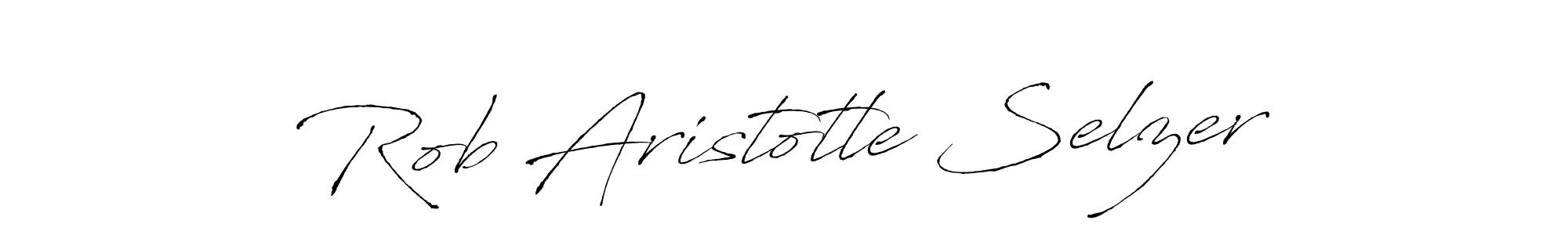 It looks lik you need a new signature style for name Rob Aristotle Selzer. Design unique handwritten (Antro_Vectra) signature with our free signature maker in just a few clicks. Rob Aristotle Selzer signature style 6 images and pictures png