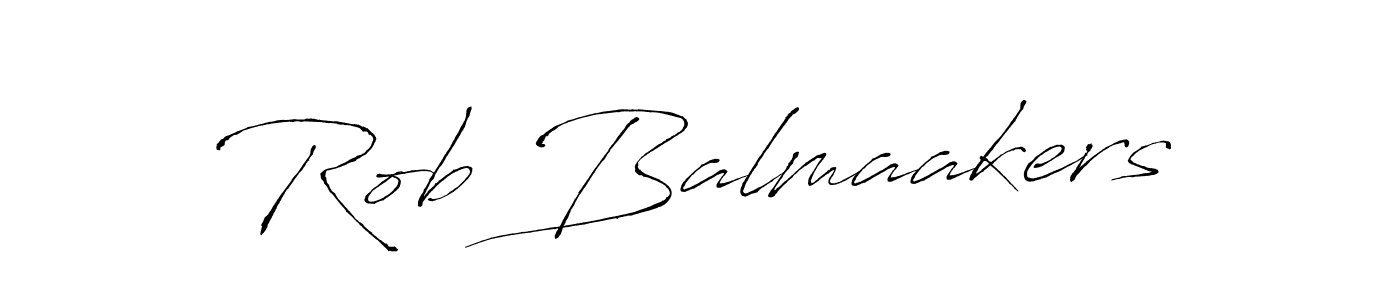 Make a beautiful signature design for name Rob Balmaakers. With this signature (Antro_Vectra) style, you can create a handwritten signature for free. Rob Balmaakers signature style 6 images and pictures png