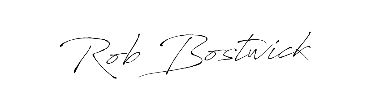 It looks lik you need a new signature style for name Rob Bostwick. Design unique handwritten (Antro_Vectra) signature with our free signature maker in just a few clicks. Rob Bostwick signature style 6 images and pictures png