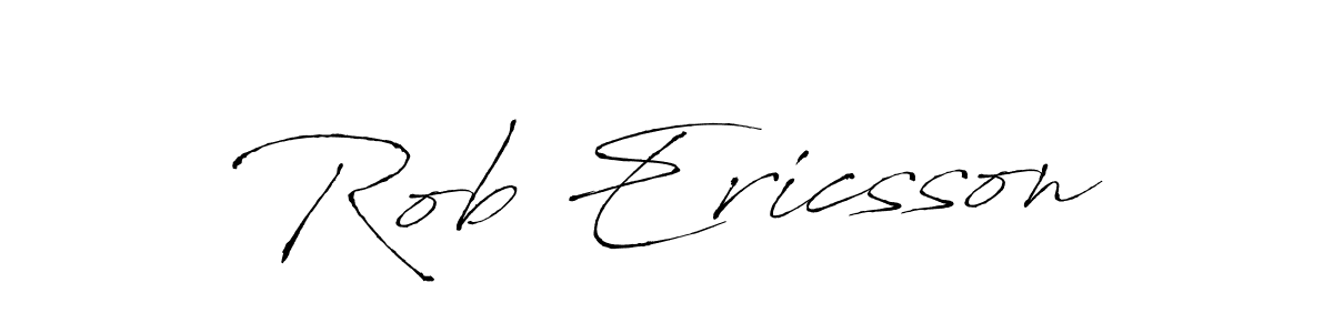 Design your own signature with our free online signature maker. With this signature software, you can create a handwritten (Antro_Vectra) signature for name Rob Ericsson. Rob Ericsson signature style 6 images and pictures png