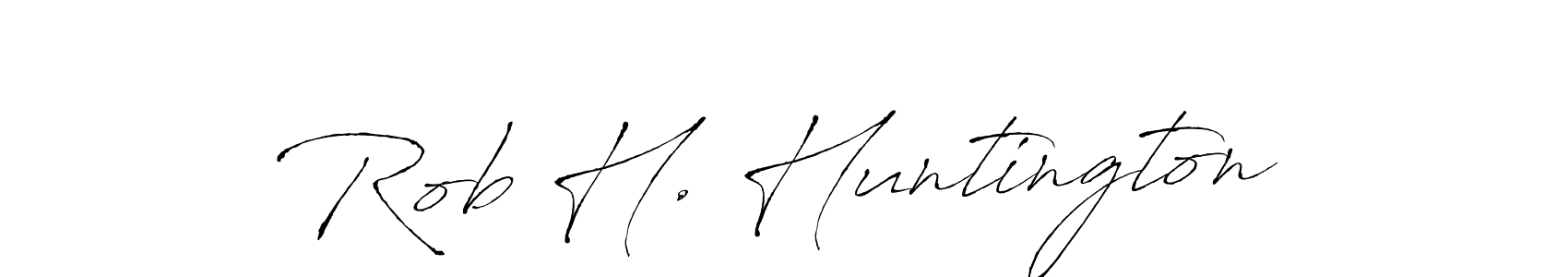 Similarly Antro_Vectra is the best handwritten signature design. Signature creator online .You can use it as an online autograph creator for name Rob H. Huntington. Rob H. Huntington signature style 6 images and pictures png