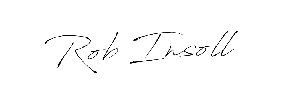 How to make Rob Insoll name signature. Use Antro_Vectra style for creating short signs online. This is the latest handwritten sign. Rob Insoll signature style 6 images and pictures png