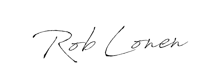 Create a beautiful signature design for name Rob Lonen. With this signature (Antro_Vectra) fonts, you can make a handwritten signature for free. Rob Lonen signature style 6 images and pictures png