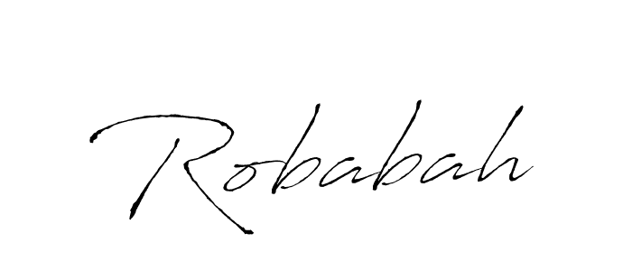 How to make Robabah name signature. Use Antro_Vectra style for creating short signs online. This is the latest handwritten sign. Robabah signature style 6 images and pictures png