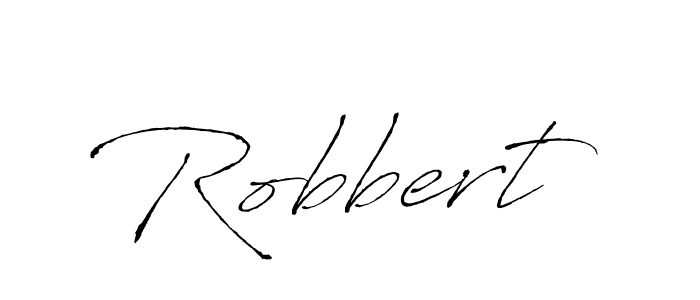 Robbert stylish signature style. Best Handwritten Sign (Antro_Vectra) for my name. Handwritten Signature Collection Ideas for my name Robbert. Robbert signature style 6 images and pictures png