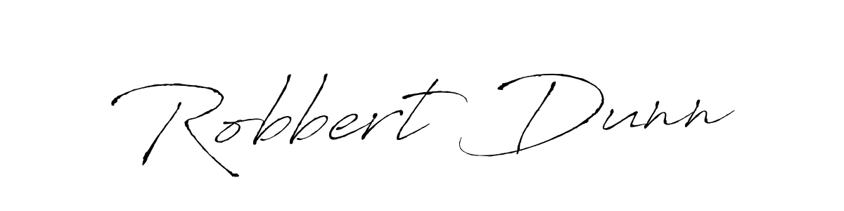 Robbert Dunn stylish signature style. Best Handwritten Sign (Antro_Vectra) for my name. Handwritten Signature Collection Ideas for my name Robbert Dunn. Robbert Dunn signature style 6 images and pictures png