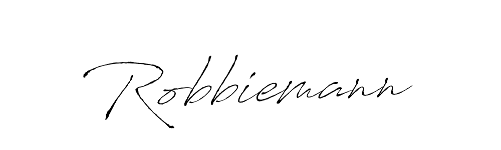 Make a beautiful signature design for name Robbiemann. With this signature (Antro_Vectra) style, you can create a handwritten signature for free. Robbiemann signature style 6 images and pictures png