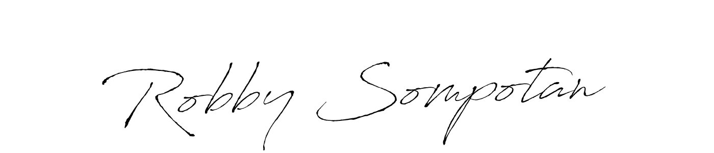 Once you've used our free online signature maker to create your best signature Antro_Vectra style, it's time to enjoy all of the benefits that Robby Sompotan name signing documents. Robby Sompotan signature style 6 images and pictures png