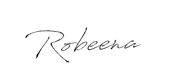 How to make Robeena signature? Antro_Vectra is a professional autograph style. Create handwritten signature for Robeena name. Robeena signature style 6 images and pictures png