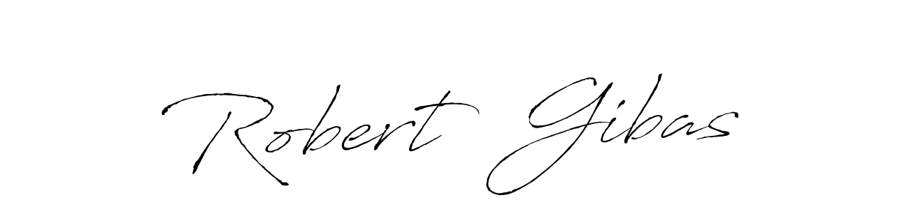 Make a beautiful signature design for name Robert  Gibas. With this signature (Antro_Vectra) style, you can create a handwritten signature for free. Robert  Gibas signature style 6 images and pictures png