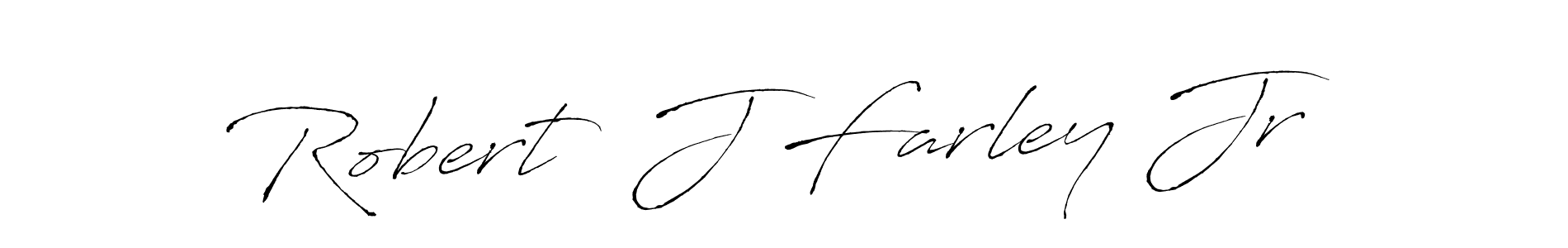 Make a beautiful signature design for name Robert  J Farley Jr. With this signature (Antro_Vectra) style, you can create a handwritten signature for free. Robert  J Farley Jr signature style 6 images and pictures png