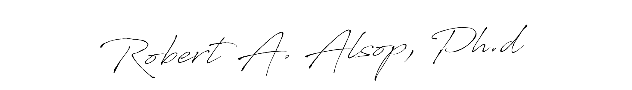 How to make Robert A. Alsop, Ph.d signature? Antro_Vectra is a professional autograph style. Create handwritten signature for Robert A. Alsop, Ph.d name. Robert A. Alsop, Ph.d signature style 6 images and pictures png