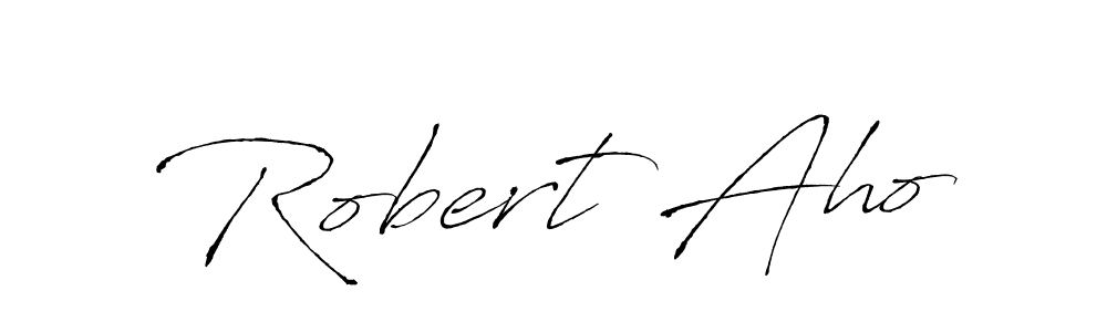 Make a beautiful signature design for name Robert Aho. With this signature (Antro_Vectra) style, you can create a handwritten signature for free. Robert Aho signature style 6 images and pictures png