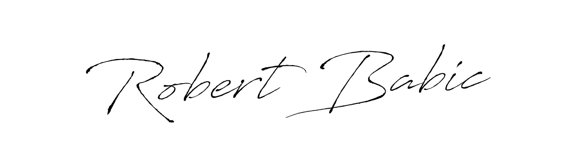 Use a signature maker to create a handwritten signature online. With this signature software, you can design (Antro_Vectra) your own signature for name Robert Babic. Robert Babic signature style 6 images and pictures png