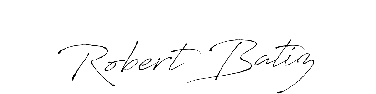 How to make Robert Batiz name signature. Use Antro_Vectra style for creating short signs online. This is the latest handwritten sign. Robert Batiz signature style 6 images and pictures png