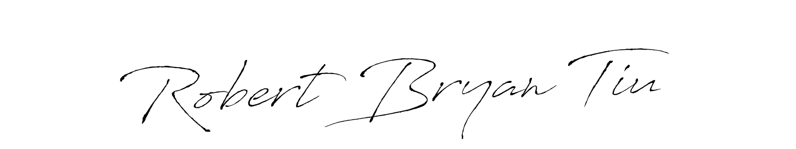 How to make Robert Bryan Tiu name signature. Use Antro_Vectra style for creating short signs online. This is the latest handwritten sign. Robert Bryan Tiu signature style 6 images and pictures png