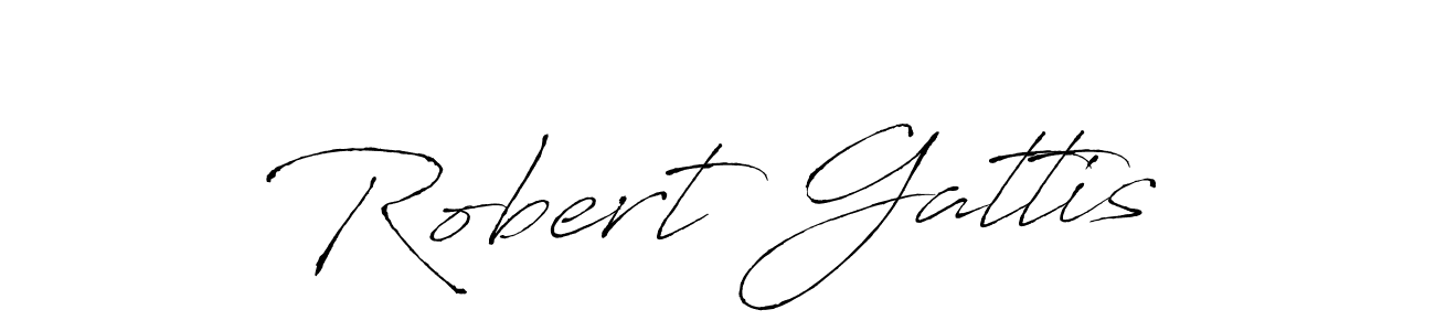 Robert Gattis stylish signature style. Best Handwritten Sign (Antro_Vectra) for my name. Handwritten Signature Collection Ideas for my name Robert Gattis. Robert Gattis signature style 6 images and pictures png