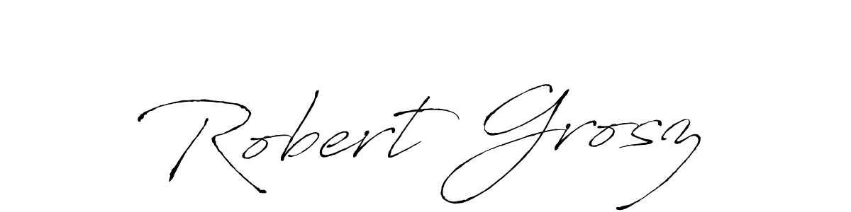 Also You can easily find your signature by using the search form. We will create Robert Grosz name handwritten signature images for you free of cost using Antro_Vectra sign style. Robert Grosz signature style 6 images and pictures png