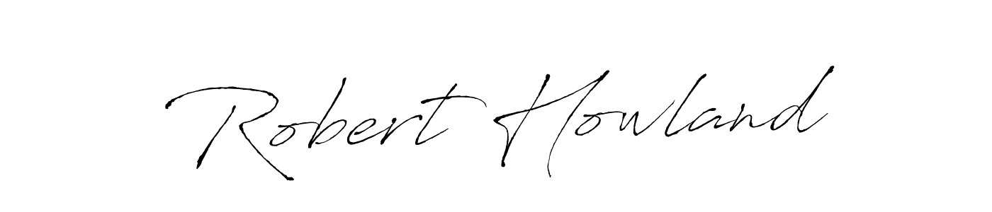 Design your own signature with our free online signature maker. With this signature software, you can create a handwritten (Antro_Vectra) signature for name Robert Howland. Robert Howland signature style 6 images and pictures png